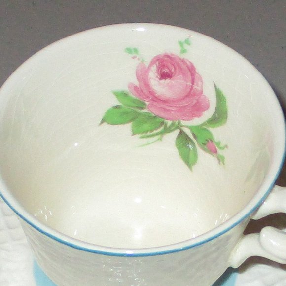 Luneville Espresso Demitasse Cup and Saucer KG France Vintage Porcelain Teacup - Picture 2 of 6